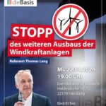 Ausbau von Windkraftanlagen stoppen! – Vortrag mit Thomas Lang