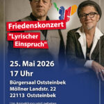 Friedenskonzert "Lyrischer Einspruch" in Oststeinbek