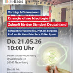 Tagung: Vom Winde verweht – Energie ohne Ideologie am 21. Mai 2026 in Neuenburg