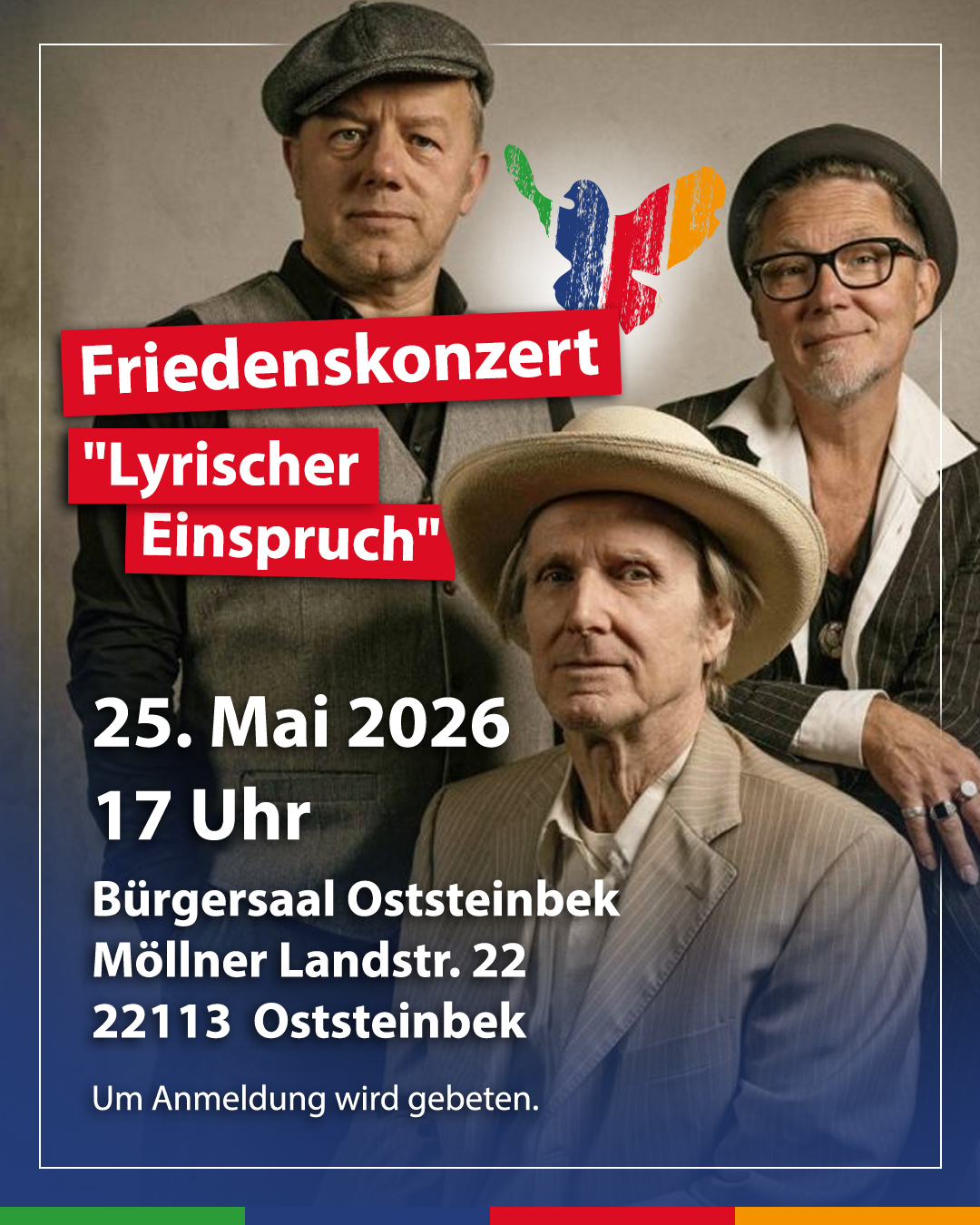 Friedenskonzert "Lyrischer Einspruch" in Oststeinbek