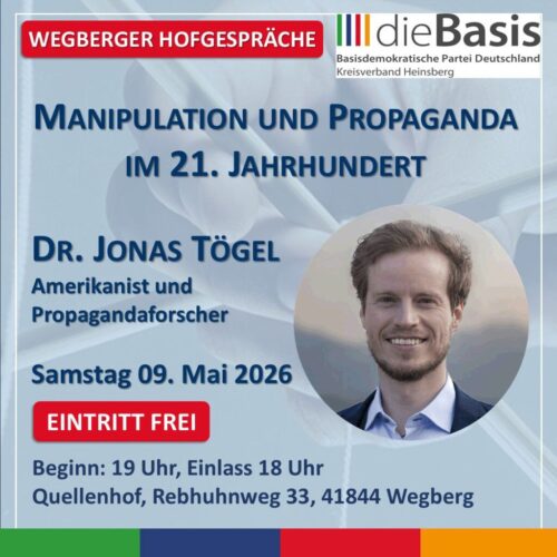 Manipulation und Propaganda im 21.JahrhundertDr. Jonas Tögel