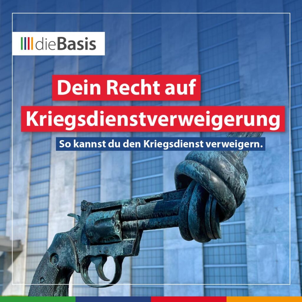 So kannst du den Kriegsdienst verweigern