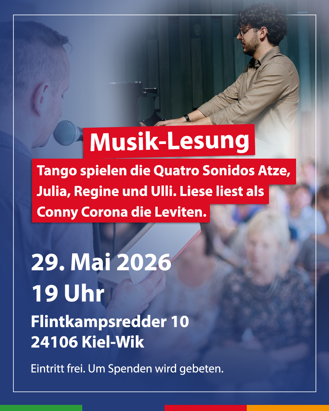 Musik trifft Buchstaben – Musiklesung in Kiel