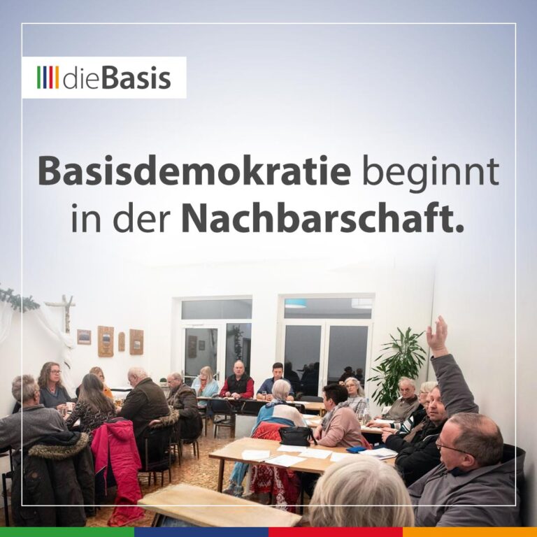 Beitragsbild Basisdemokratie beginnt in der Nachbarschaft