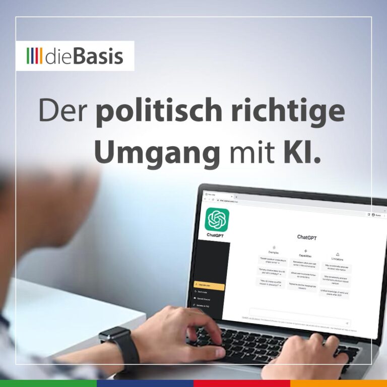 Der politisch richtige Umgang mit KI