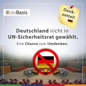 Deutschland nicht in UN-Sicherheitsrat gewählt – eine Chance zum Umdenken