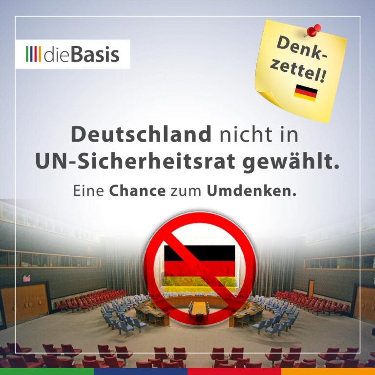 Deutschland fällt bei der UN‑Wahl durch: Was steckt dahinter? (Bild) Deutschland nicht in UN-Sicherheitsrat gewählt – eine Chance zum Umdenken