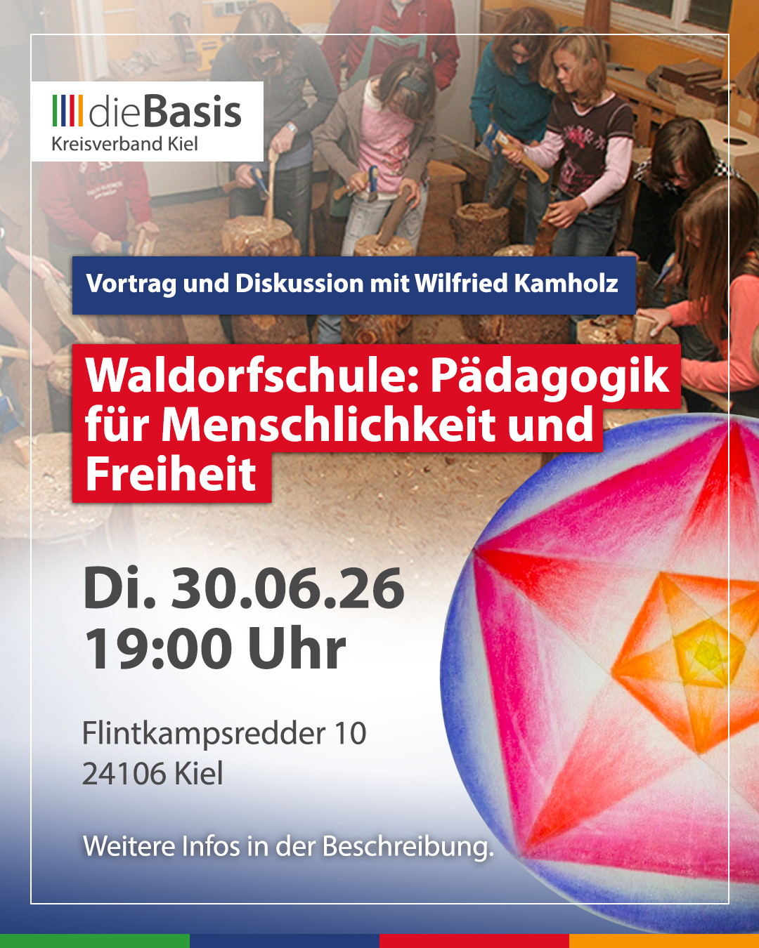 Waldorfschule – Pädagogik für Menschlichkeit und Freiheit mit Wilfried Kamholz