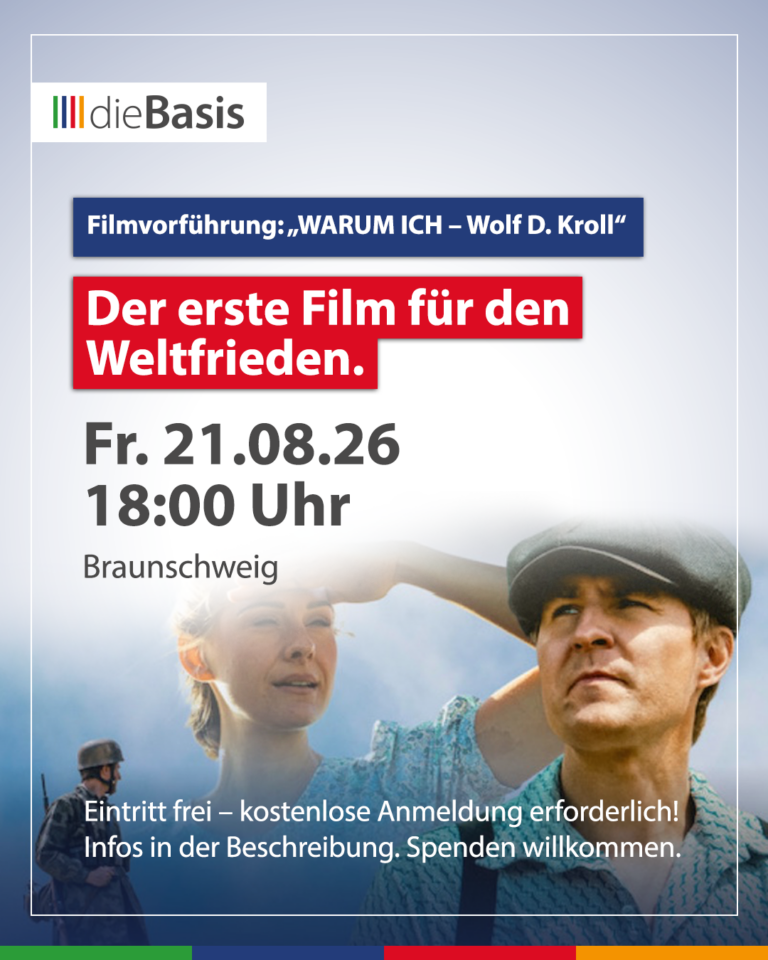 Filmvorführung: „WARUM ICH – Wolf D. Kroll“