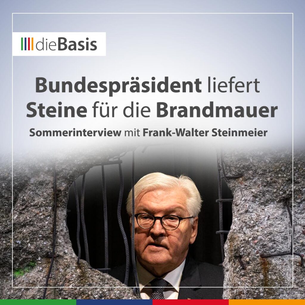 Beitragsbild – Der Bundespräsident als Hüter der Brandmauer
