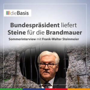 Beitragsbild – Der Bundespräsident als Hüter der Brandmauer