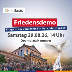 Friedensdemo Hannover – Kriege in der Ukraine und in Gaza jetzt stoppen