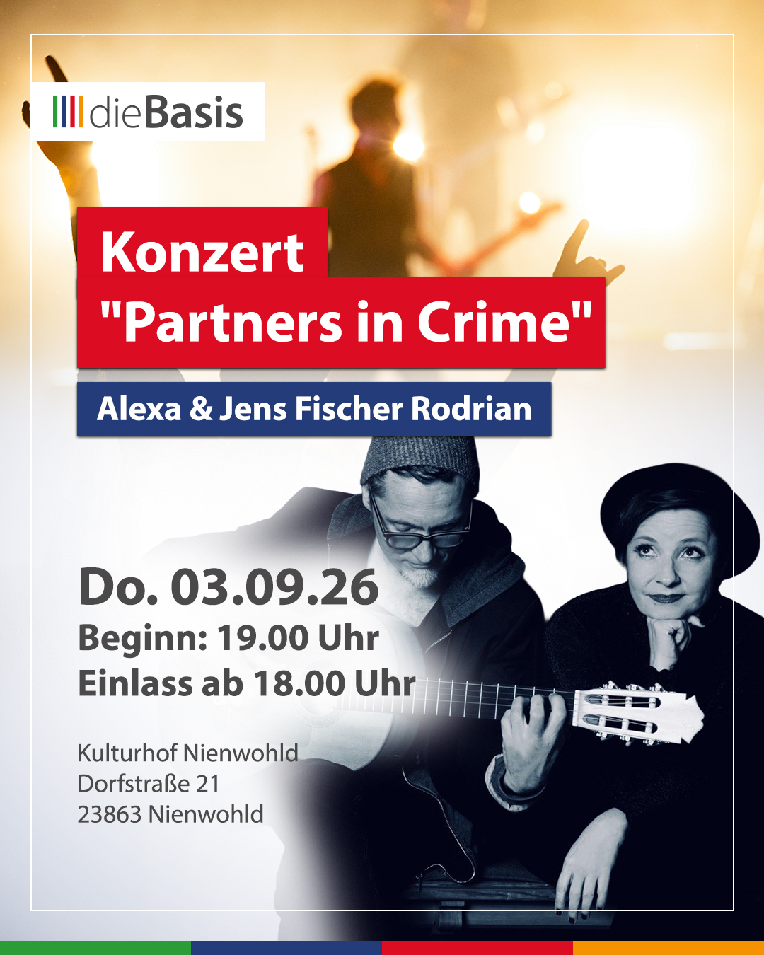 Konzert "Partners in Crime" – Alexa & Jens Fischer Rodrian