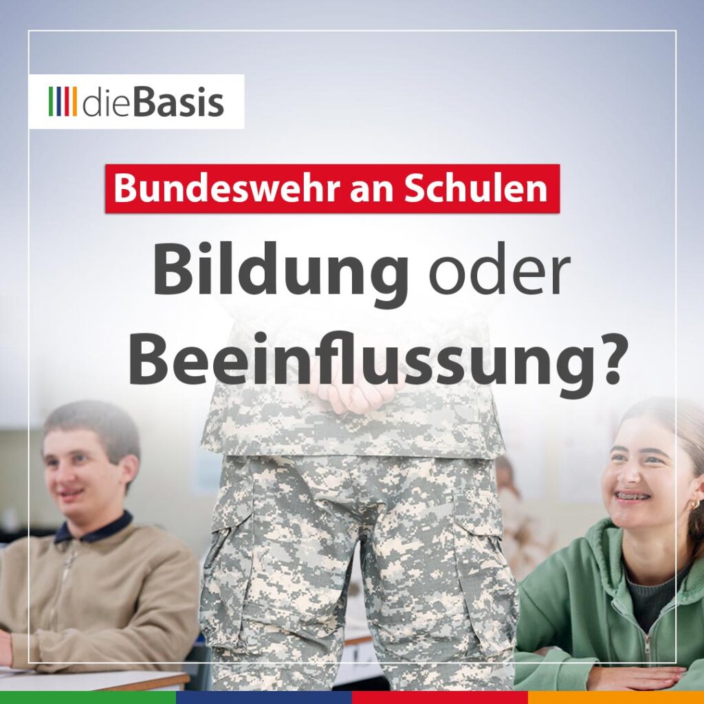Bundeswehr an Schulen – Bildung oder Beeinflussung