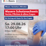 Masern Schutznachweis – Vortrag über Rechte, Pflichten und offene Fragen