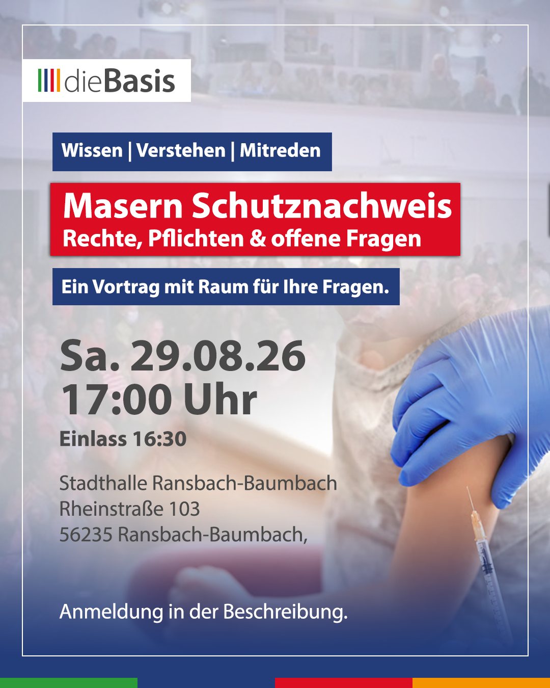 Masern Schutznachweis – Vortrag über Rechte, Pflichten und offene Fragen