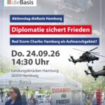Diplomatie sichert Frieden - Aktionstag dieBasis Hamburg