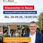 Kiesewetter in Neuss - Vortrag trifft Friedenskundgebung