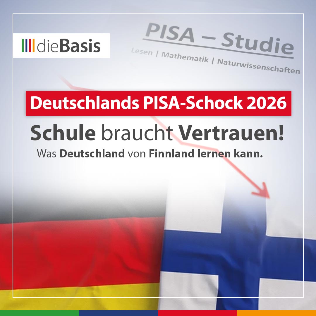 dieBasis (Bild) PISA-Studie 2026 –Schule braucht Vertrauen