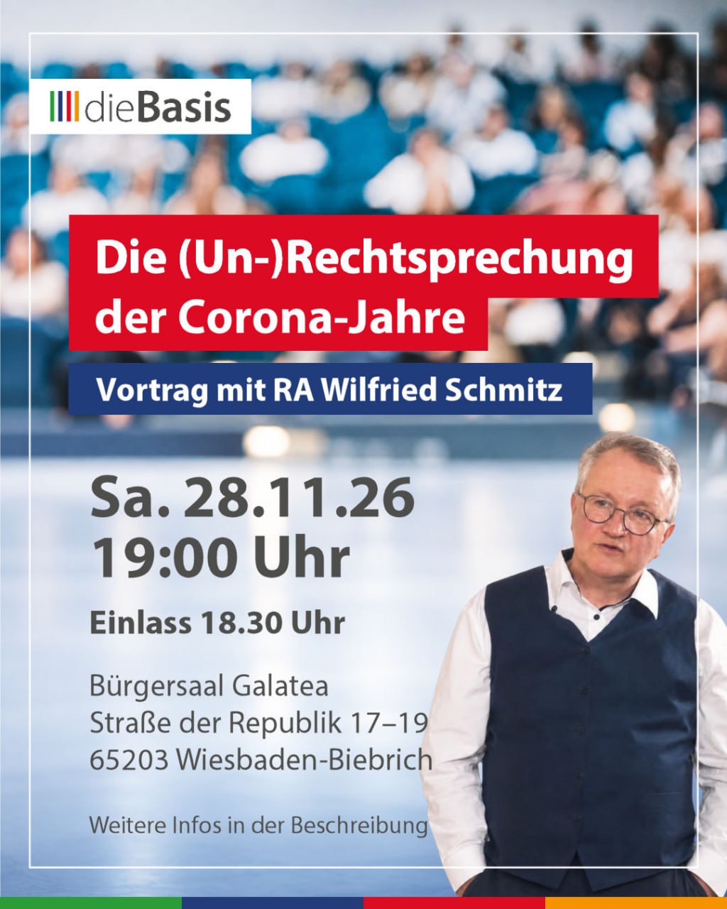 Die (Un-)Rechtsprechung der Corona-Jahre – RA Wilfried Schmitz