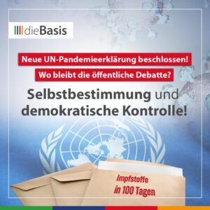 Neue UN-Pandemieerklärung – Selbstbestimmung und demokratische Kontrolle