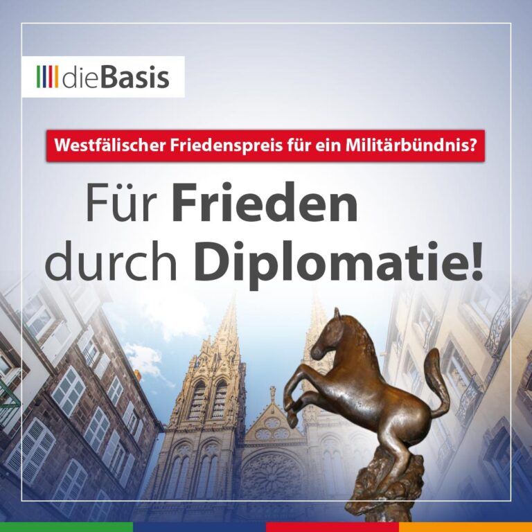 Friedenspreis für die NATO – Für Frieden und Diplomatie