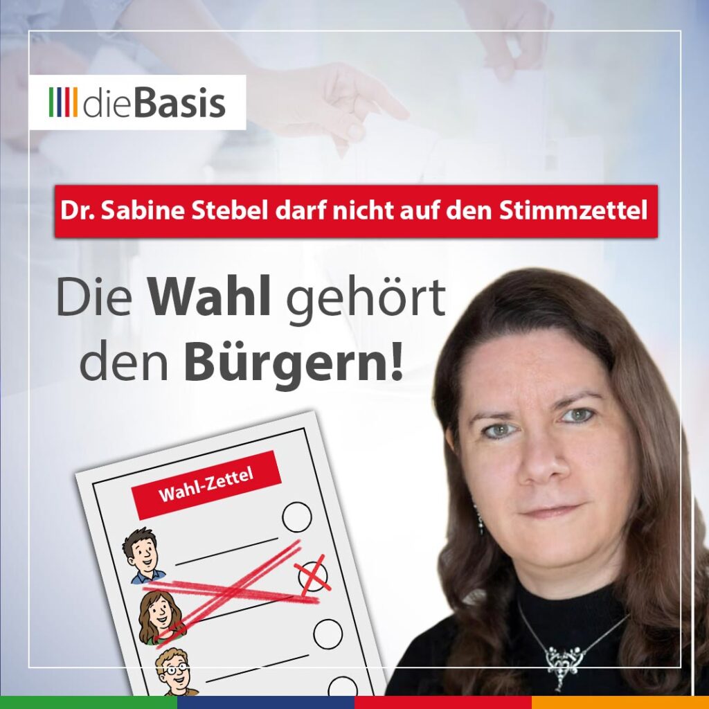 Wahlausschluss Dr. Sabine Stebel