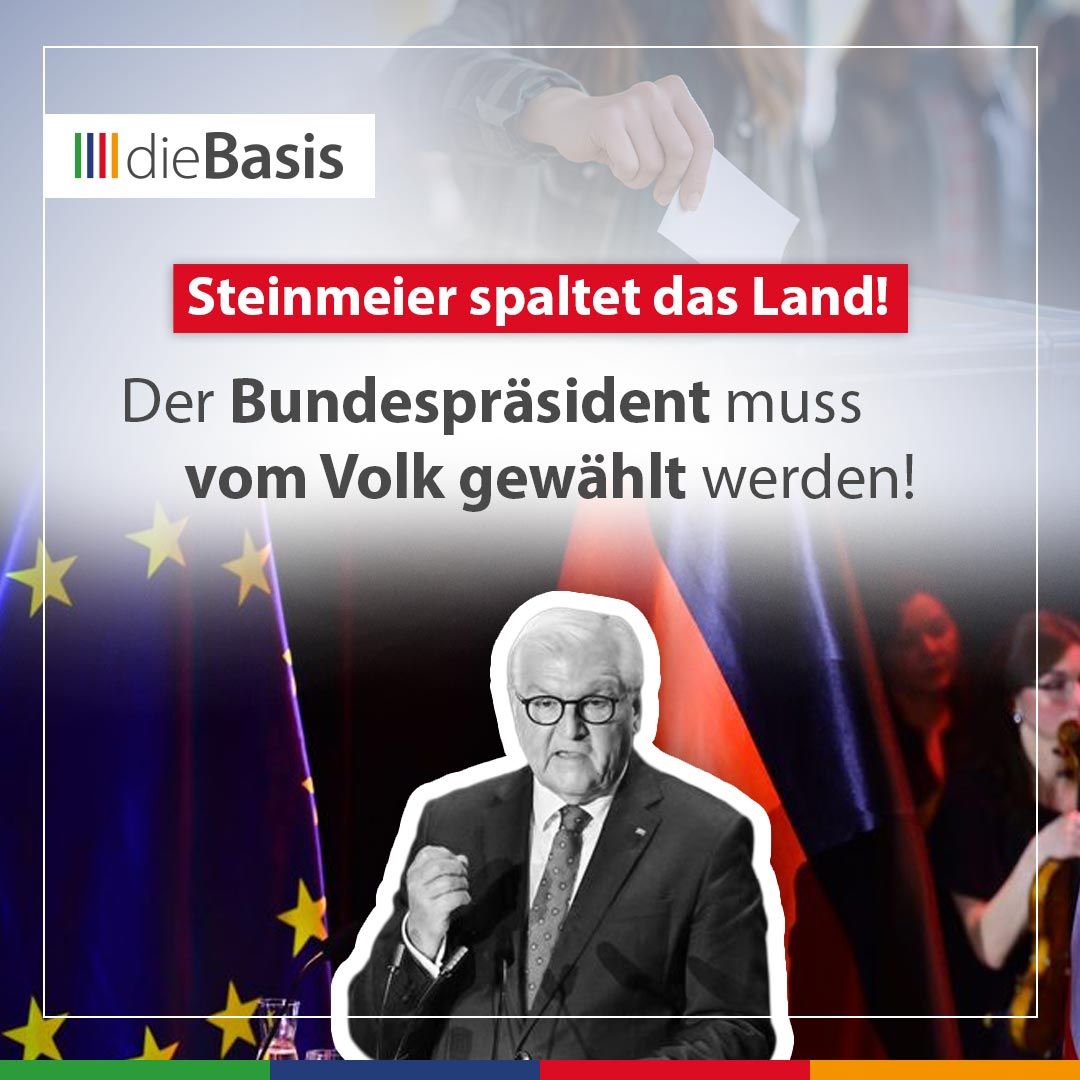 dieBasis (Bild) Steinmeier spaltet – Rede zum Tag der Deutschen Einheit